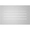 Ekena Millwork Vertical Surface Mount PVC Gable Vent: Functional, w/ 3-1/2"W x 1"P Standard Frame, 34"W x 22"H GVPVE34X2201SF - alternate 4